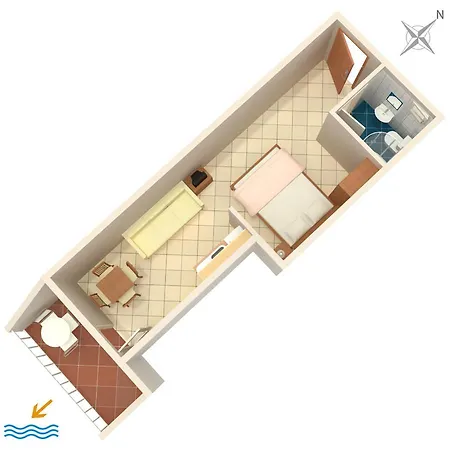 By The Sea Komarna, Neretva Delta - Usce Neretve - 2739 Appartement